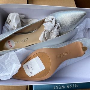 Nine West NWflax silver heel